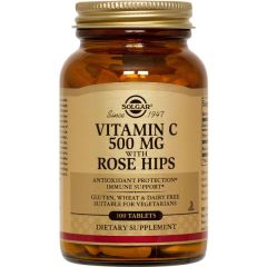 Vitamina C 500 Mg Com Frutos De Roseira Brava
