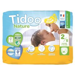 Fraldas Ecológicas Recém-Nascido Tam.2S (3-6Kg)X31