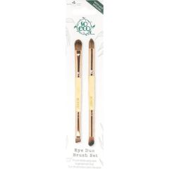 Duo De Pinceis Ecológicos Para Olhos