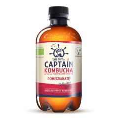 Captain Kombucha Bio Bebida Chá Romã 400Ml