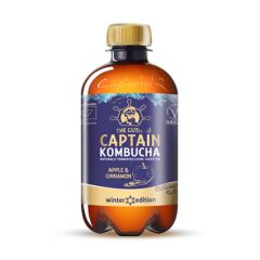Kombucha Bio Bebida De Chá Verde. Aroma Maçã E Canela