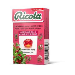 Rebuçados De Ervas Suíças Sabor Arando Vermelho