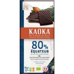 Chocolate Preto 80% Cacau Equador Bio Fair Trade