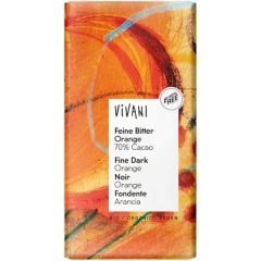 Chocolate Preto Bio Com Laranja