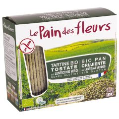 Tostas Estaladiças Lentilhas Verdes Bio Sem Glúten
