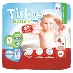 Fraldas Ecológicas Treino Tam.4M (8-15Kg) X20