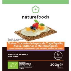 Tostas Bio Espelta, Aveia, Sultanas E Mel