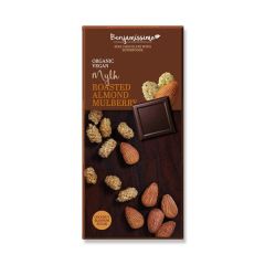 Chocolate Com Amêndoas E Amoras Brancas Bio