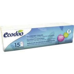 Lenços De Papel De Bolso Ecológicos Pack 15 Unidades