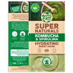 Máscara Em Toalhete Hidratante Kombucha Spirulina