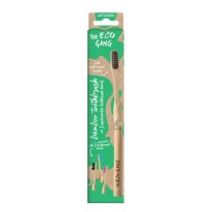Escova De Dentes Bambu Com 3 Cabeças Substituíveis