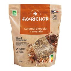Muesli Crocante Bio Caramelo, Chocolate E Amêndoa