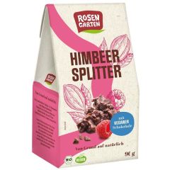 Pedaços De Chocolate De Cobertura Vegan Bio Com Framboesas