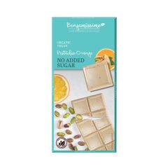 Tablete De Cacau Bio Pistácio E Óleo De Laranja