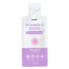 Zooki Vitamina D Sabor A Frutos Vermelhos -  Saqueta 10Ml