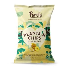 Purely Rodelas Banana Sabor Limão Sal 75G