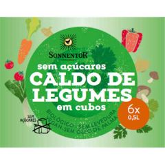 Caldo De Legumes Em Cubos Bio, Sem Açúcar