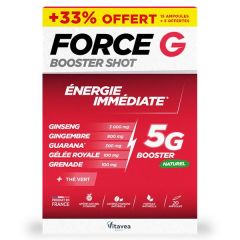 Force G Booster Shot 15 Ampolas + 5 Ampolas Oferta