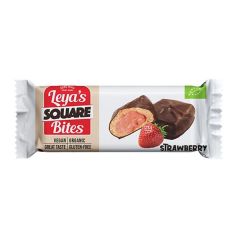 Quadrado Com Chocolate E Recheio De Morango 38G