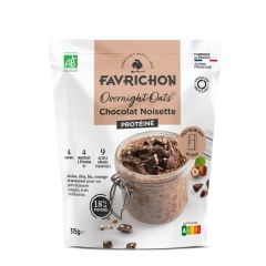 Overnight Oats Com Chocolate E Avelã Bio