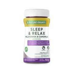 Sleep & Relax Melatonina Camomila, Gomas Sabor A Cereja