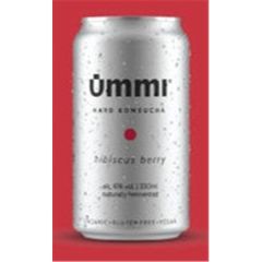 Ummi Kombucha Bio Hibisco Bagas Vermelhas